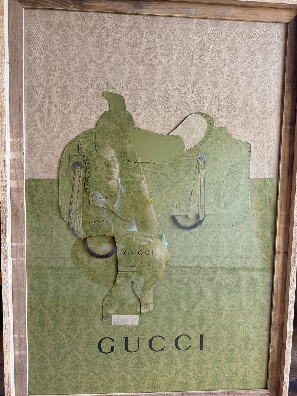 designer bag saddle art | custom order only