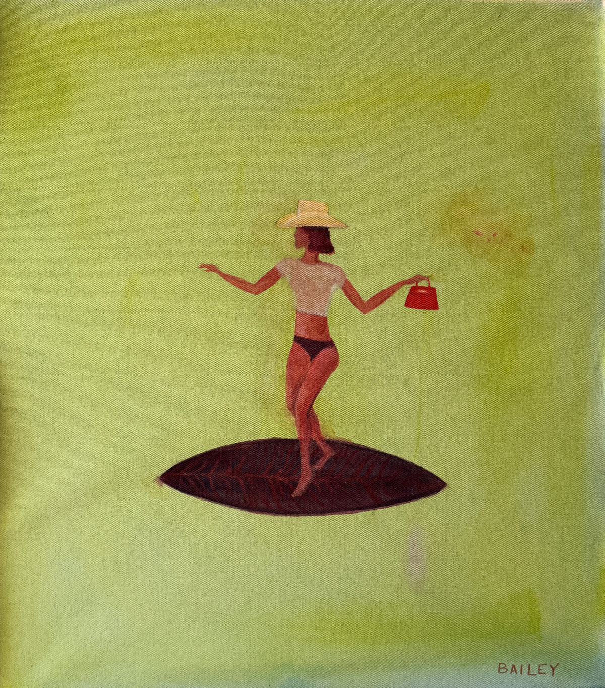 designer surfer cowgirl 22x26