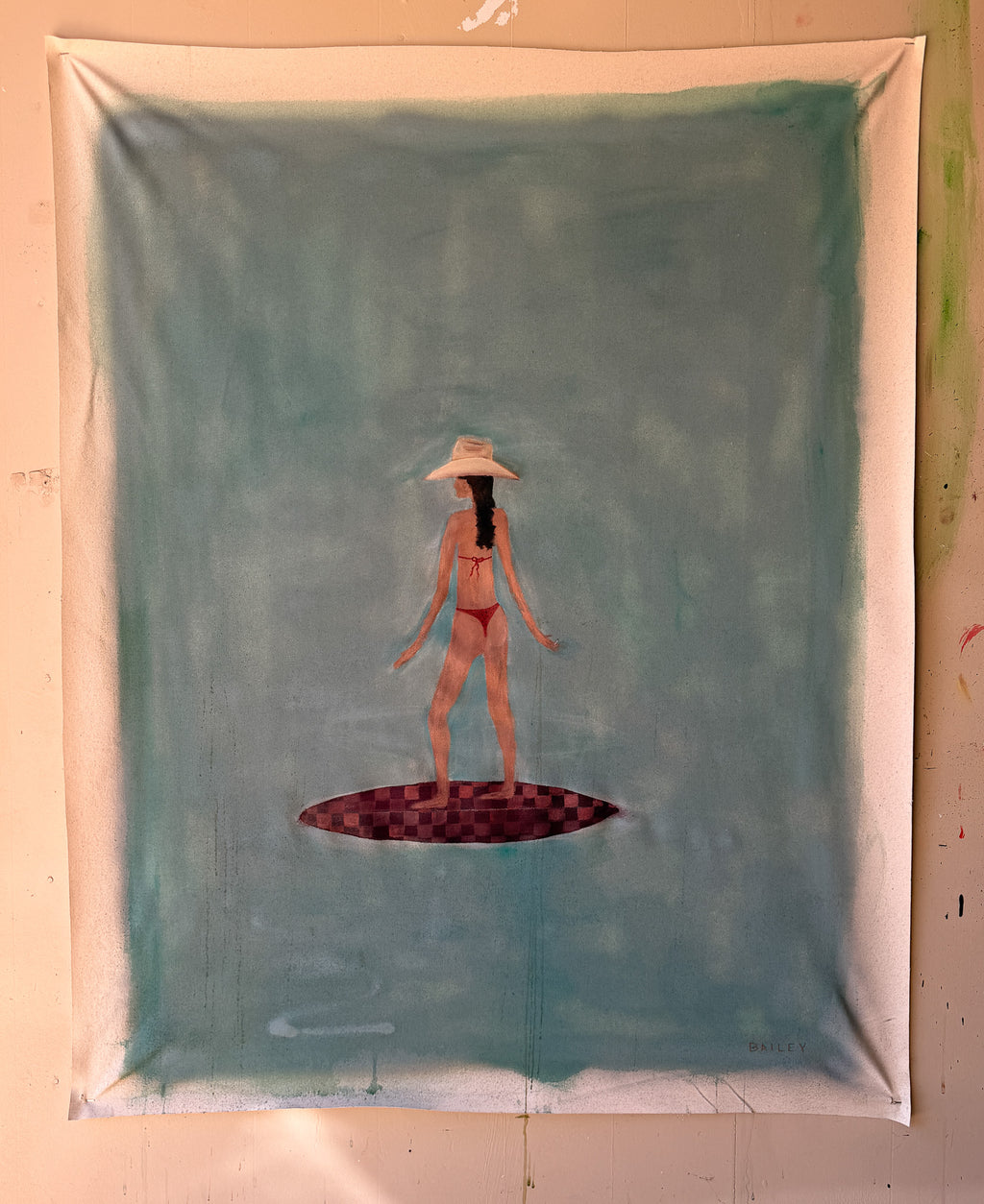sneaky surfer cowgirl 34x44
