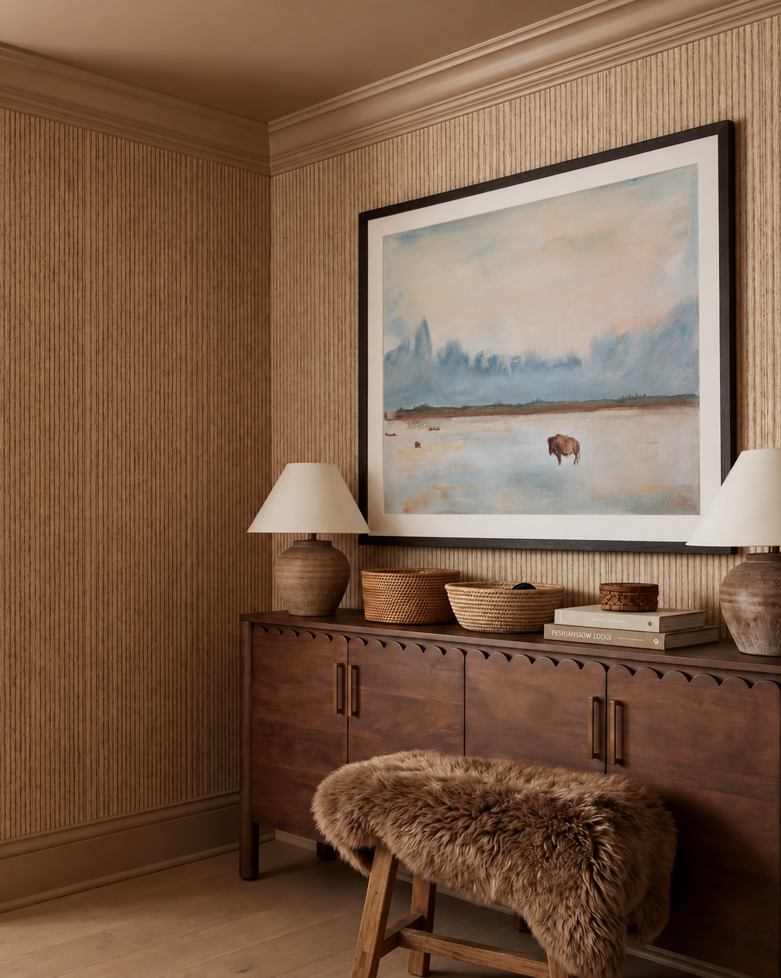 buffalo morning original 48x36