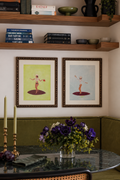 surfer cowgirl framed print pair