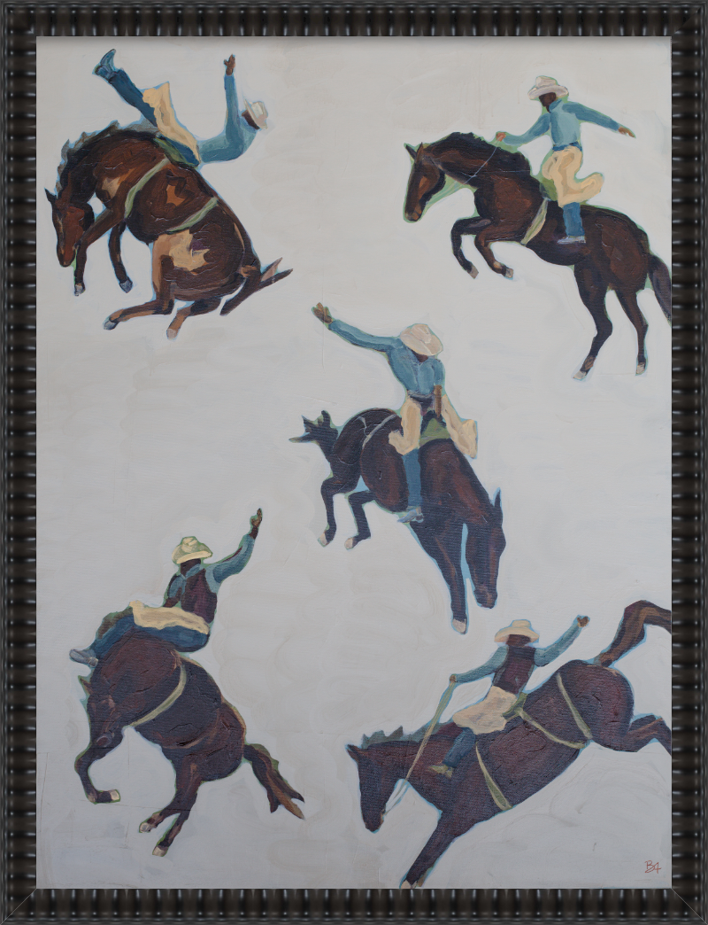 not my first rodeo Grande Rialto Framed Print