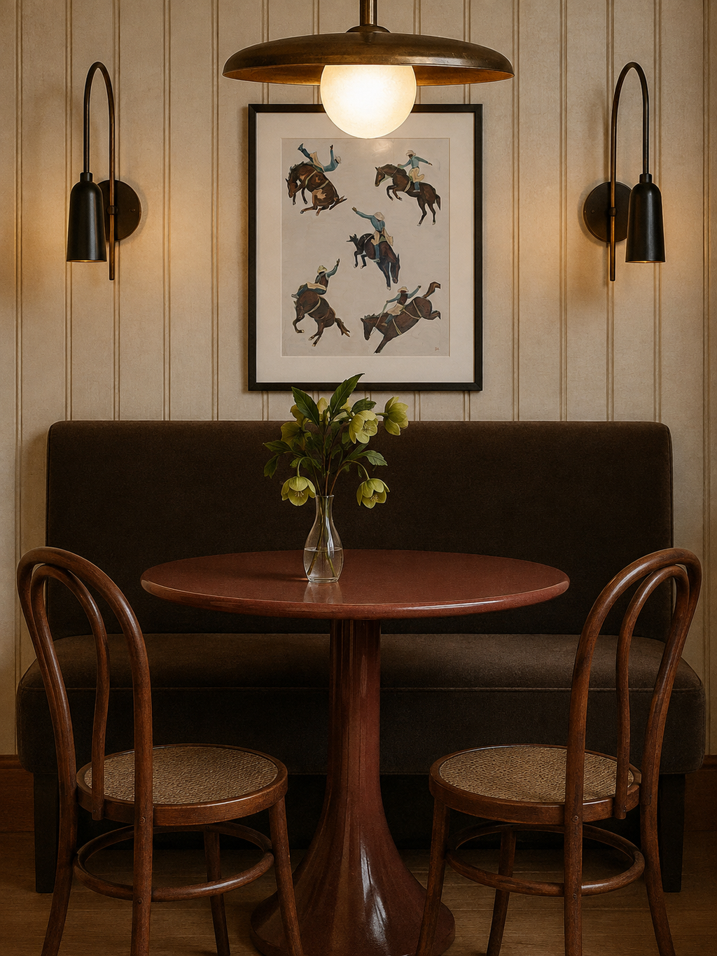 not my first rodeo Olive Gloss Framed Print