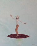 martini surfer cowgirl print